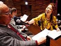 会場の皆様にもマイクが廻る